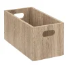 Five Meubles Modulables>Boite Rangement 15X31Cm Bois Naturel