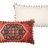 maxibazar Bombay Coussin 30X50Cm Rouge- Coussins Deco