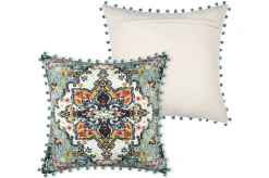 maxibazar Bombay Coussin 40X40Cm Vert- Coussins Deco