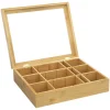 Petit-Déjeuner|Five Boîte A The 12 Compartiments Amovibles Bambou