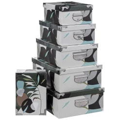 Boîte De Rangement|* Boîte Coins Metal Forest D.28X19.5X10.8Cm