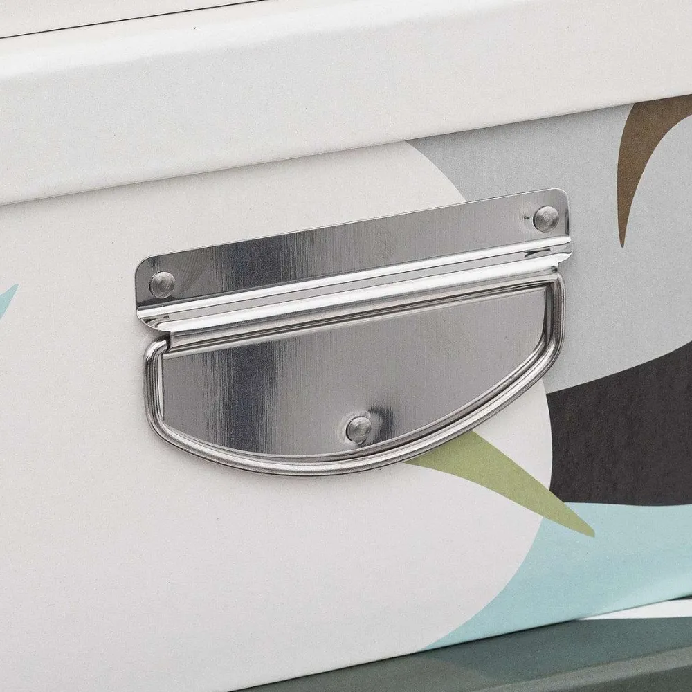 Boîte De Rangement|* Boîte Coins Metal Forest D.48X33.5X16Cm