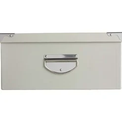 Boîte De Rangement|* Boîte Coins Metal Gris 48X33.5X16Cm