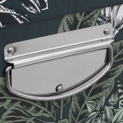 Boîte De Rangement|* Boîte Coins Metal Imprime Flora D.48X33.5X16Cm