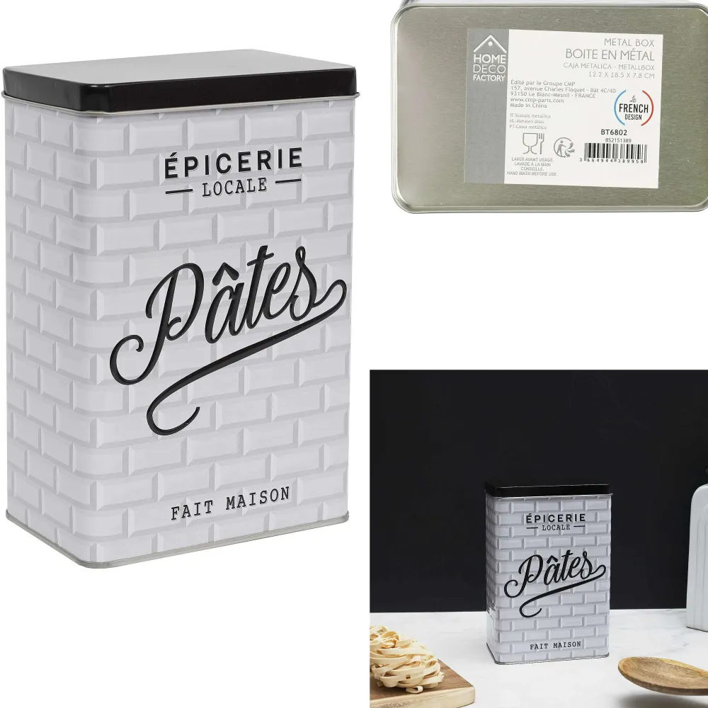 Boîtes Et Plateaux|* Boîte Pate Metal Embosse Brooklyn