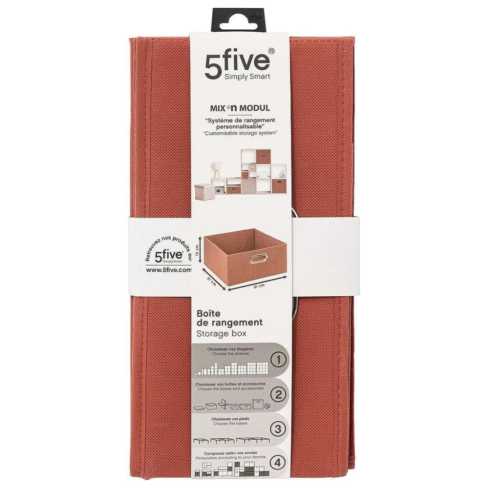 Mobiliers Modulables|* Boîte Rangement 31X15Cm Terre Sienne