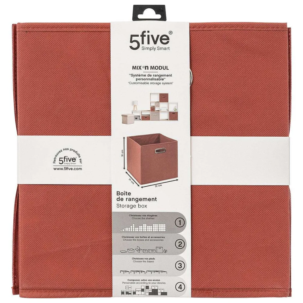 Mobiliers Modulables|* Boîte Rangement 31X31Cmcm Terre Sienne