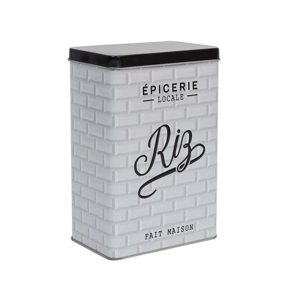 Boîtes Et Plateaux|* Boîte Riz Metal Embosse Brooklyn