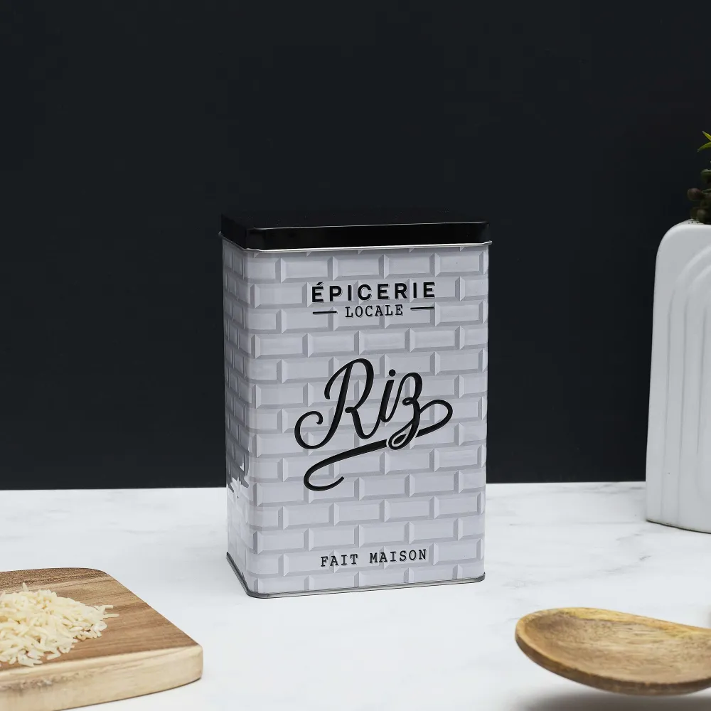 Boîtes Et Plateaux|* Boîte Riz Metal Embosse Brooklyn