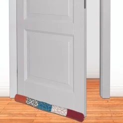 maxibazar Boudin De Porte Patchwork 80X7Cm- Boudins De Porte