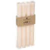 Atmosphera Bougie Baton X4 Rustic Rose H.24.5Cm- Bougies Non Parfumees Rustiques