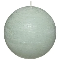 Atmosphera Bougie Boule Rustic Eucalyptus D.10Cm- Bougies Non Parfumees Rustiques