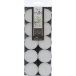 Atmosphera Bougie Chauffe Plat Parfumee Jasmin X10 Pieces- Bougies Parfumees Nina