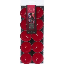 Atmosphera Bougie Chauffe Plat Parfumee Fruit Rouge X10 Pieces- Bougies Parfumees Nina