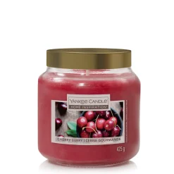 maxibazar Bougie Jarre 425Gr Cerise Gourmande- Bougies Et Diffuseurs Deco