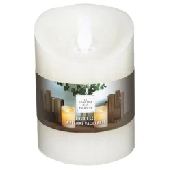 Atmosphera Bougie Led Blanc Casse 205G- Bougies Led