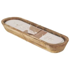 maxibazar Bougie Parfumee Bois Paola 900G- Bougies Et Diffuseurs Deco