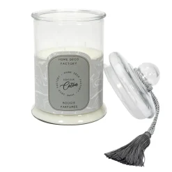 maxibazar Bougie Parfumee Bonbonniere Grise H29Cm- Bougies Et Diffuseurs Deco