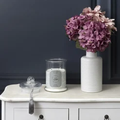 maxibazar Bougie Parfumee Bonbonniere Grise H23.5Cm- Bougies Et Diffuseurs Deco