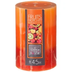 Atmosphera Bougie Parfumee Trio Fruit Exotique 7X10Cm- Bougies Parfumees Nina