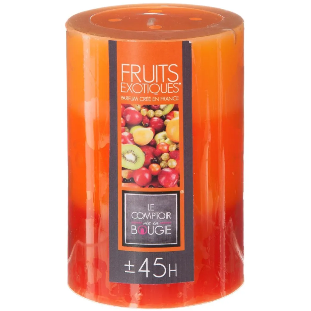 Atmosphera Bougie Parfumee Trio Fruit Exotique 7X10Cm- Bougies Parfumees Nina