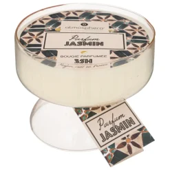maxibazar Bougie Parfumee Verre Alicante Jasmin 450G- Bougies, Senteurs Et Accessoires