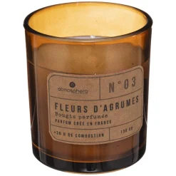 maxibazar Bougie Parfumee Verre Anti Odeur Tabac 130G- Parfums D'Ambiance