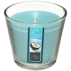 maxibazar Bougie Parfumee Verre Coco Nina 190G- Bougies Parfumees Nina