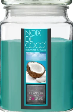 Atmosphera Bougie Parfumee Verre Coco Nina 510G- Bougies Parfumees Nina
