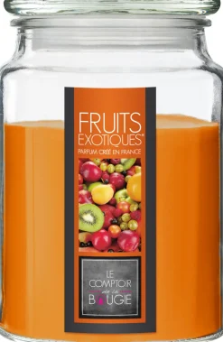 Atmosphera Bougie Parfumee Verre Fruit Exotique Nina 510G- Bougies Parfumees Nina