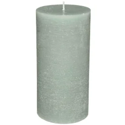 Atmosphera Bougie Ronde Rustic Eucalyptus 6.8X14Cm- Bougies Non Parfumees Rustiques
