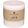 Atmosphera Bougie Ronde Rustic Rose 10X10Cm- Bougies Non Parfumees Rustiques