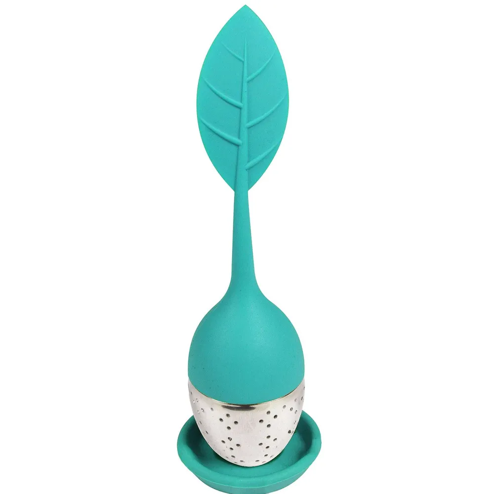 Petit-Déjeuner|* Boule A The Acier Inoxydable Feuille Silicone