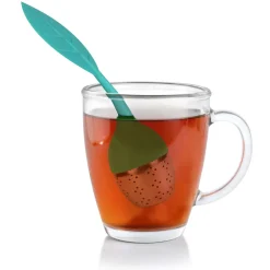 Petit-Déjeuner|* Boule A The Acier Inoxydable Feuille Silicone