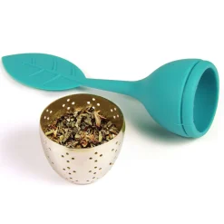 Petit-Déjeuner|* Boule A The Acier Inoxydable Feuille Silicone