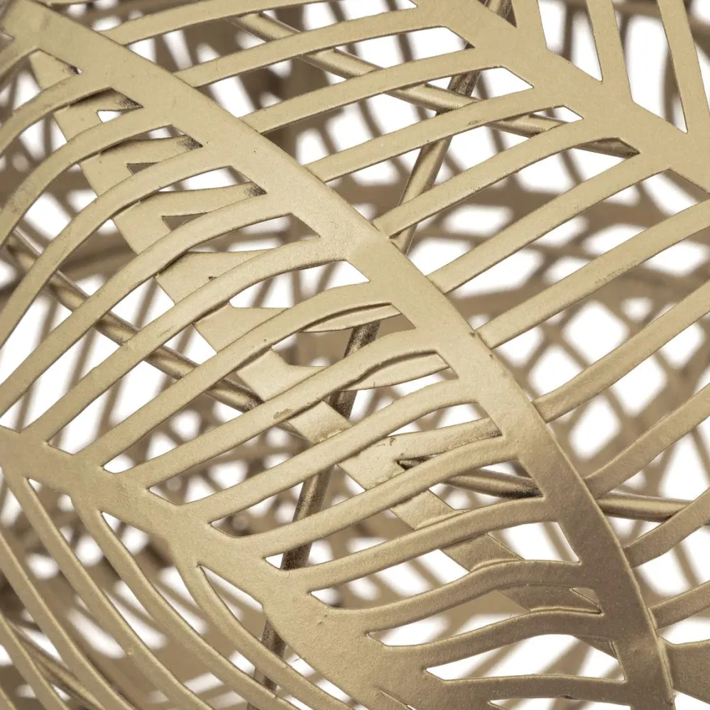 maxibazar Boule Metal Tatiana D.15Cm- Objets Et Accessoires Deco