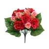 maxibazar Bouquet De Roses Et Boutons De Roses H.40Cm- Bouquets