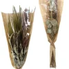 maxibazar Bouquet Fleurs Sechees H.80Cm 2 Modeles Assortis- Fleurs Et Plantes