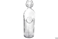 Cocktails Et Boissons|* Bouteille 1.1L Verre Transparent Striee