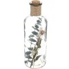 maxibazar Bouteille Verre Fleurs Sechees D.9X28Cm- Fleurs Et Plantes