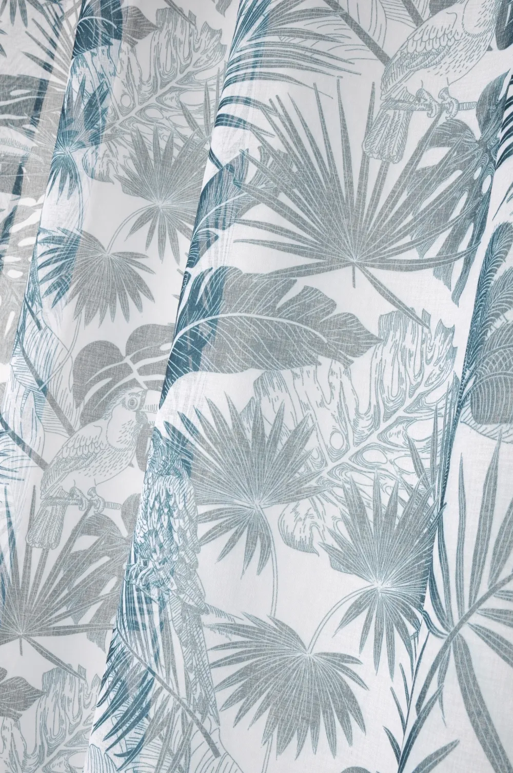 maxibazar Brasil Voile 135X260 Petrole- Voilages