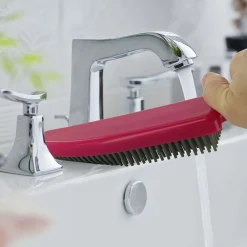 Bazar Malin|* Brosse De Nettoyage Avec Raclette Caoutchouc