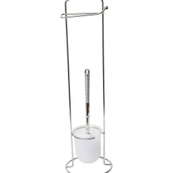 Accessoires Wc|* Brosse Et Derouleur Papier Wc Metal Chrome