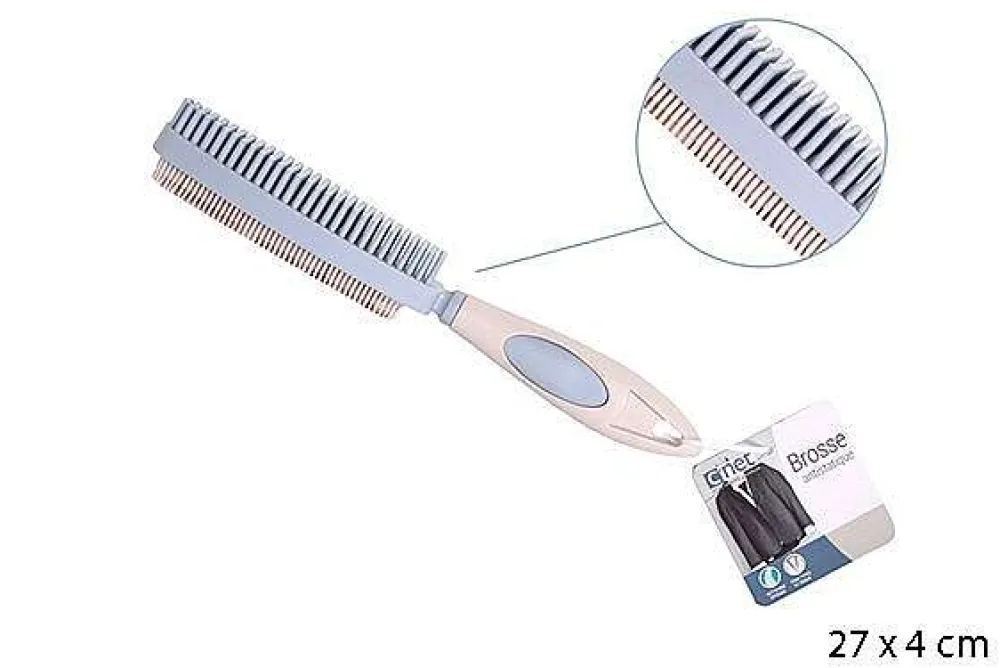 Soin Du Linge|* Brosse Vetement Rubber Bicolore