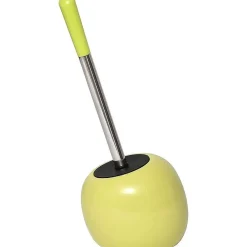 Accessoires Wc|* Brosse Wc Gres Forme Galet Vert Anis