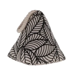 maxibazar Butee De Porte Pyramide Imprimee Jungle Noir- Boudins De Porte