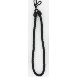 maxibazar Cable Rayonne Pm Noir- Accessoires A Rideaux