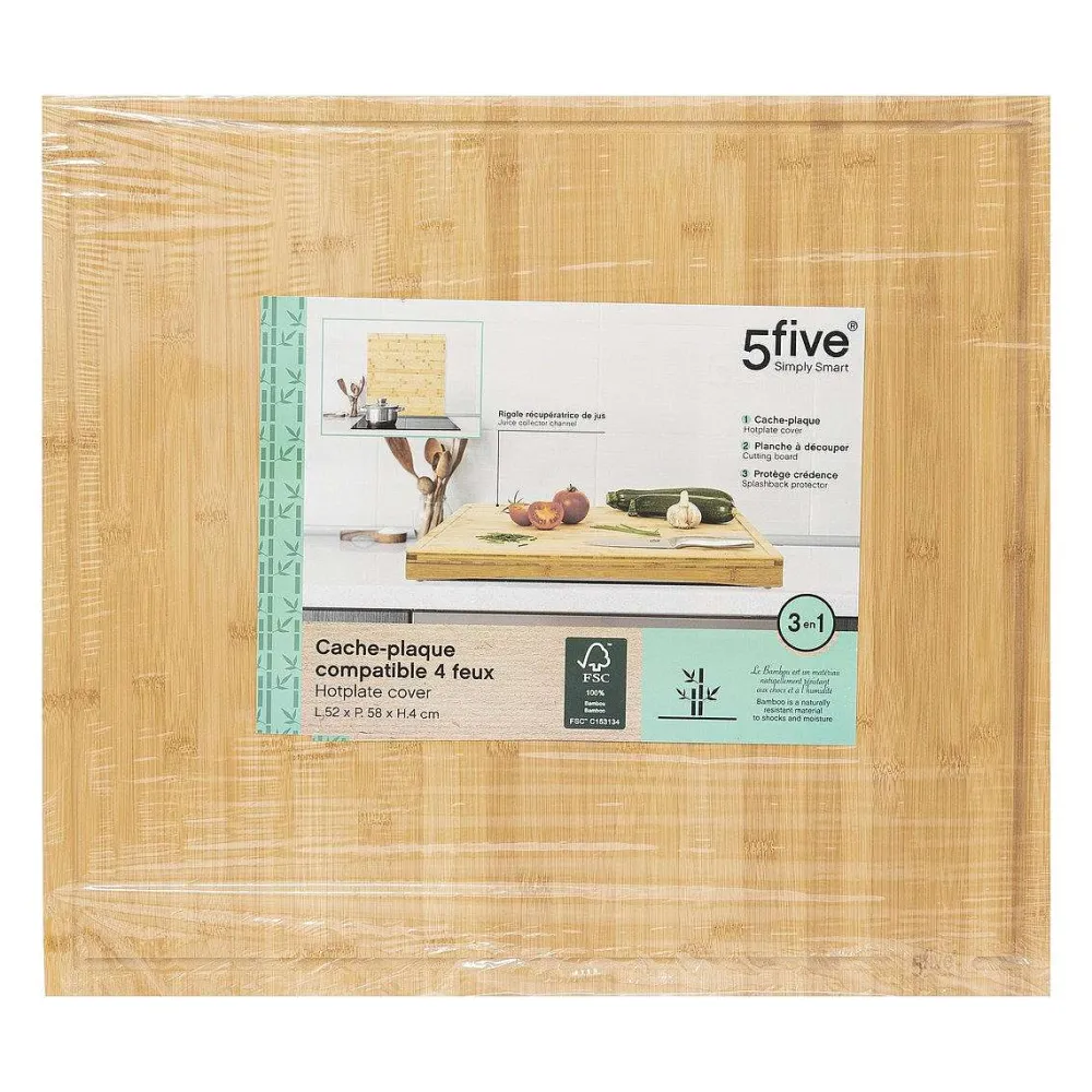 Preparation|* Cache Plaque Bambou 52X58Cm