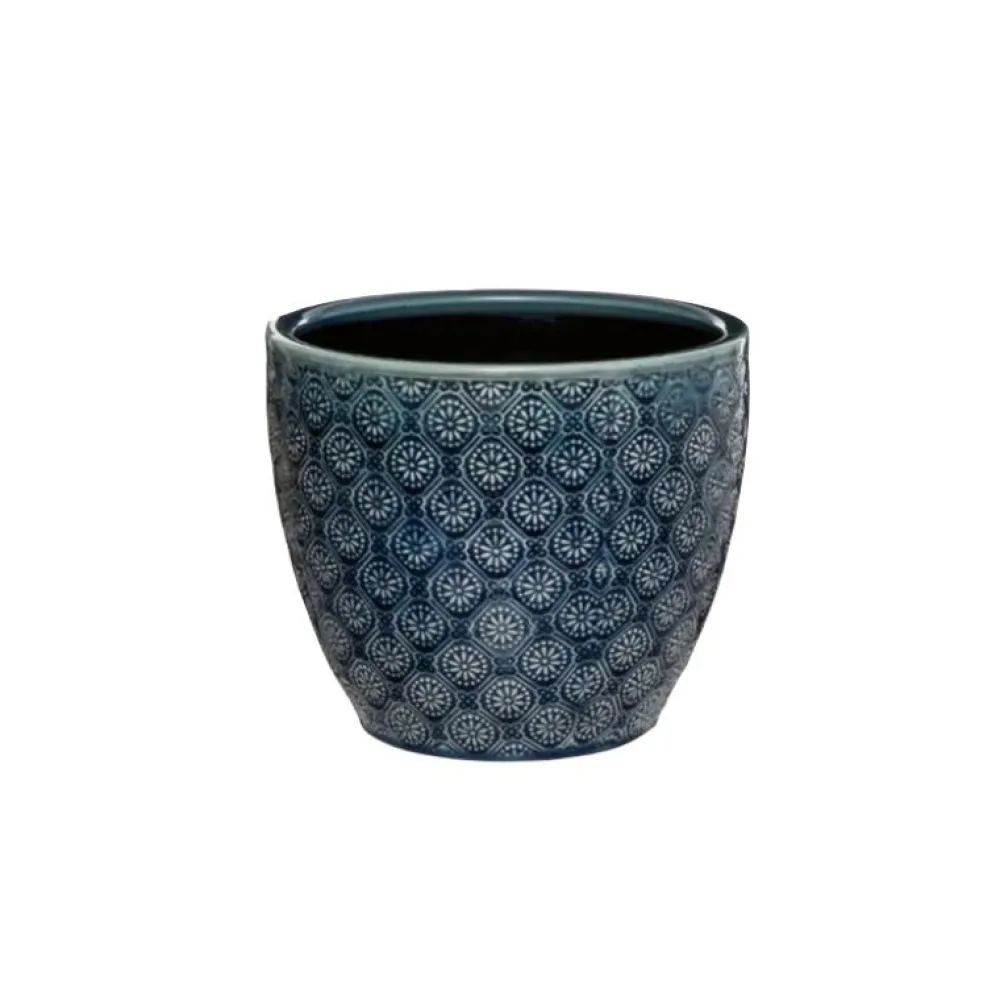 maxibazar Cache Pot Ceramique D.30X25Cm- Caches-Pot Et Jarres