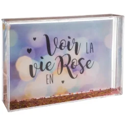 Atmosphera Cadre Glitter A Eau 10X15Cm- Decorations Murales